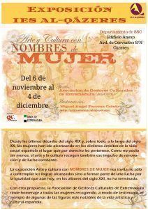 Cartel Exposición Con Nombres de Mujer