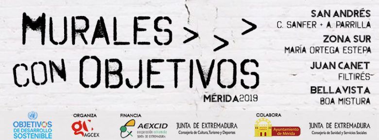 Murales con obejtivos en Juan Canet